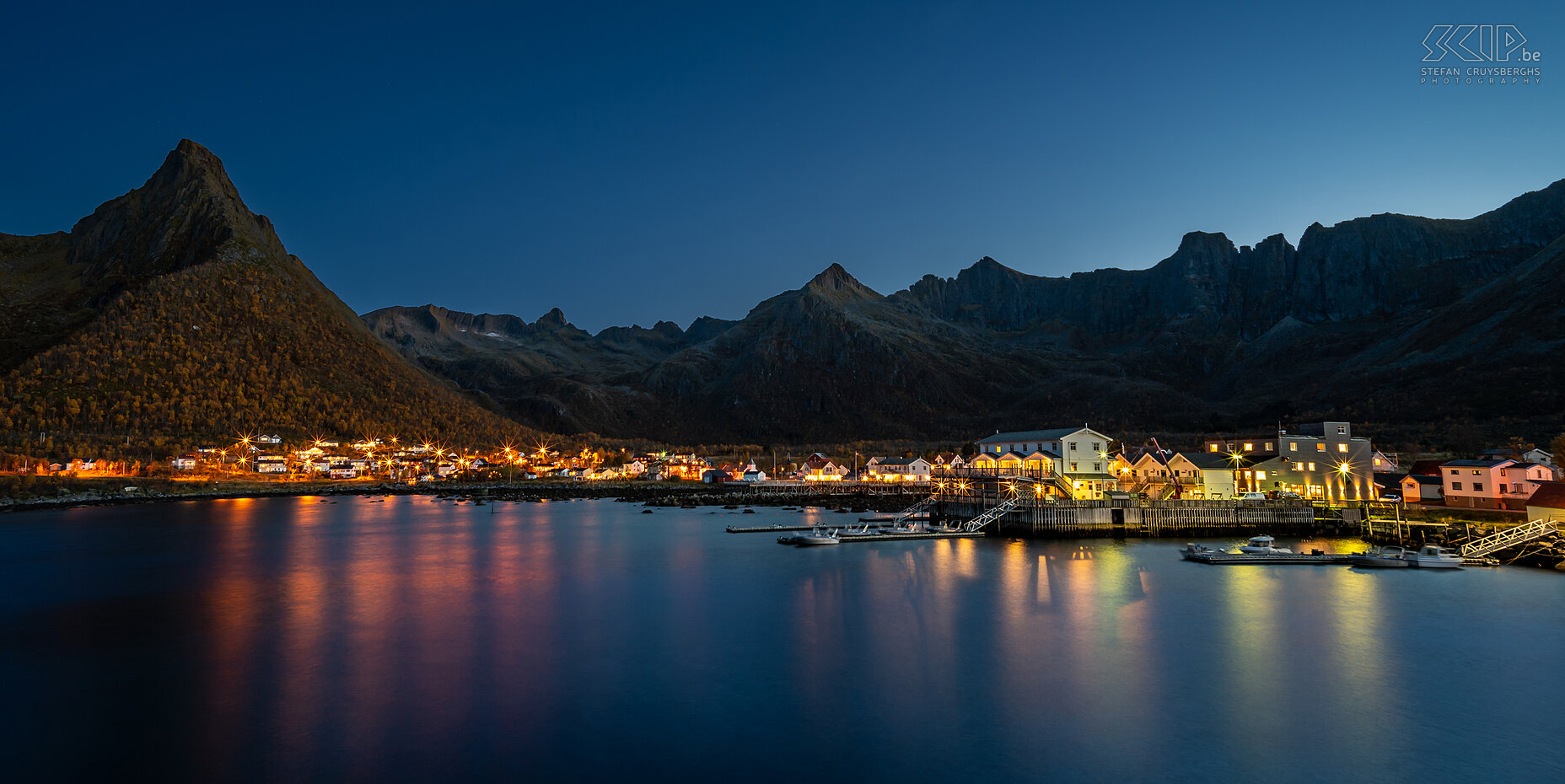 Senja - Mefjordvaer - Blauwe uur  Stefan Cruysberghs